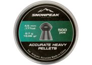 Airgun Pellets Snowpeak Accurate Heavy 4.5 mm 10.08 grain