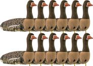 Decoy Sillosocks FlockSox Pink Foot / Grey-lag Goose Standing 12-Pack