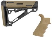 Stock Hogue AR15 OMCB Mil-Spec with grip FDE