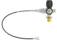 Persluchtkraan MDE Jubilee 300 bar DIN met manometer en slang