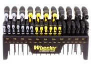 Screwdriver Set Wheeler Professional Gunsmith Hex/Torx Metric/Inch P-Handle Set 30 Piece