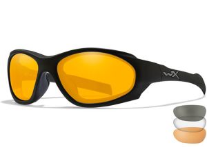 Glasses Wiley X XL-1 Advanced Comm 2.5 Grey/Clear/Rust Black Frame
