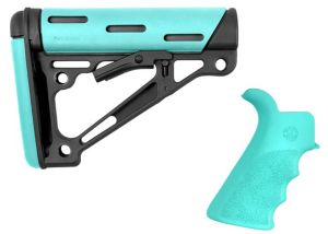 Kolf Hogue AR15 OMCB Mil-Spec met grip Aqua