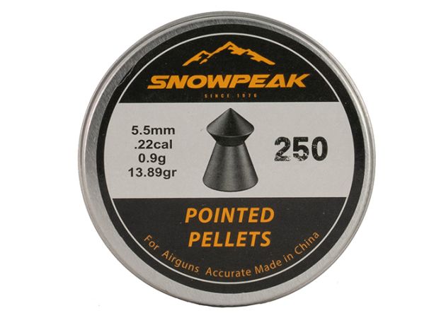 Luchtdrukkogeltjes Snowpeak Pointed 5.5 mm 13.89 grain