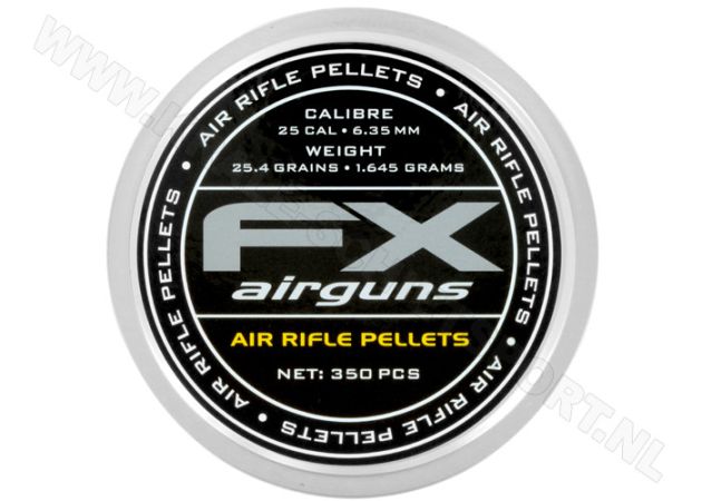 Airgun Pellets FX 6.35 mm 25.4 grain