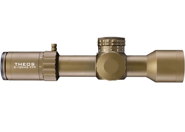 Element Optics Theos 2-10x42 MPR-1D MRAD Rifle Scope - FDE