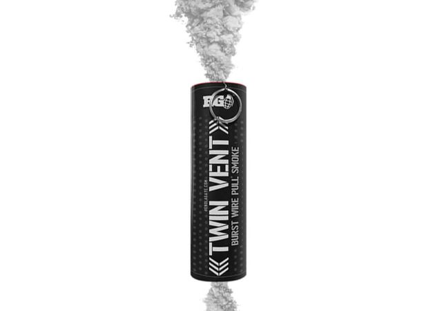 Smoke Grenade Enola Gaye Burst Twin Vent White