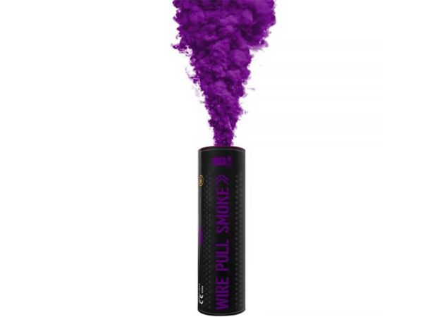 Smoke Grenade Enola Gaye WP40 Wire Pull Purple