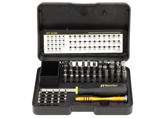 Screwdriver Set Wheeler Professional Gunsmith Hex/Torx Metric/Inch 55 Piece